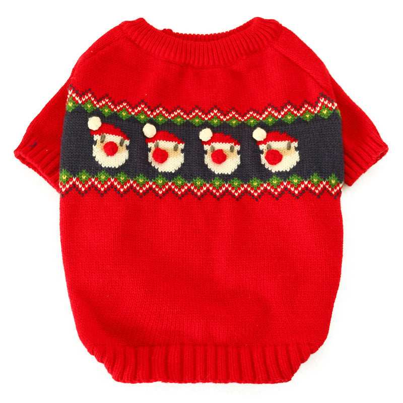 3D Santa Claus Dog Christmas Sweater - Comfort and Festiveness for Your Four-Legged Friend