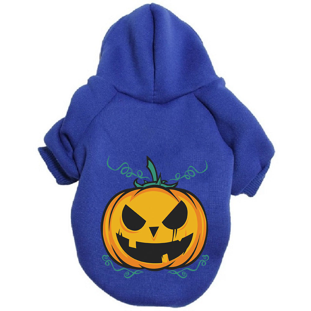 Hundehoodie „Halloween-Kürbis“