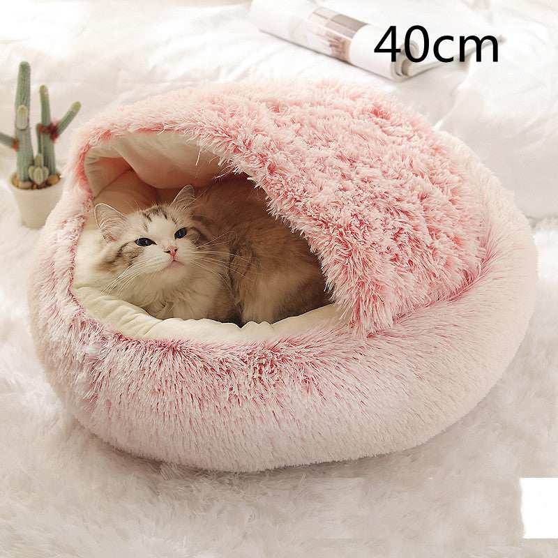 Cuccia Avvolgente "Comfort Ciambella" in Pile con Copertina - Dog Moda