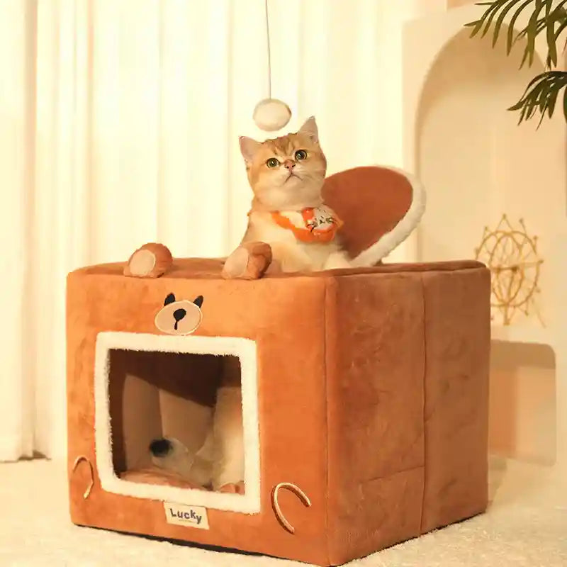 Cuccia Igloo Autoriscaldante per Gatti e Cani by Dog Moda