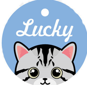 Medaglietta Gatto Personalizzata con Nome e Campanellino