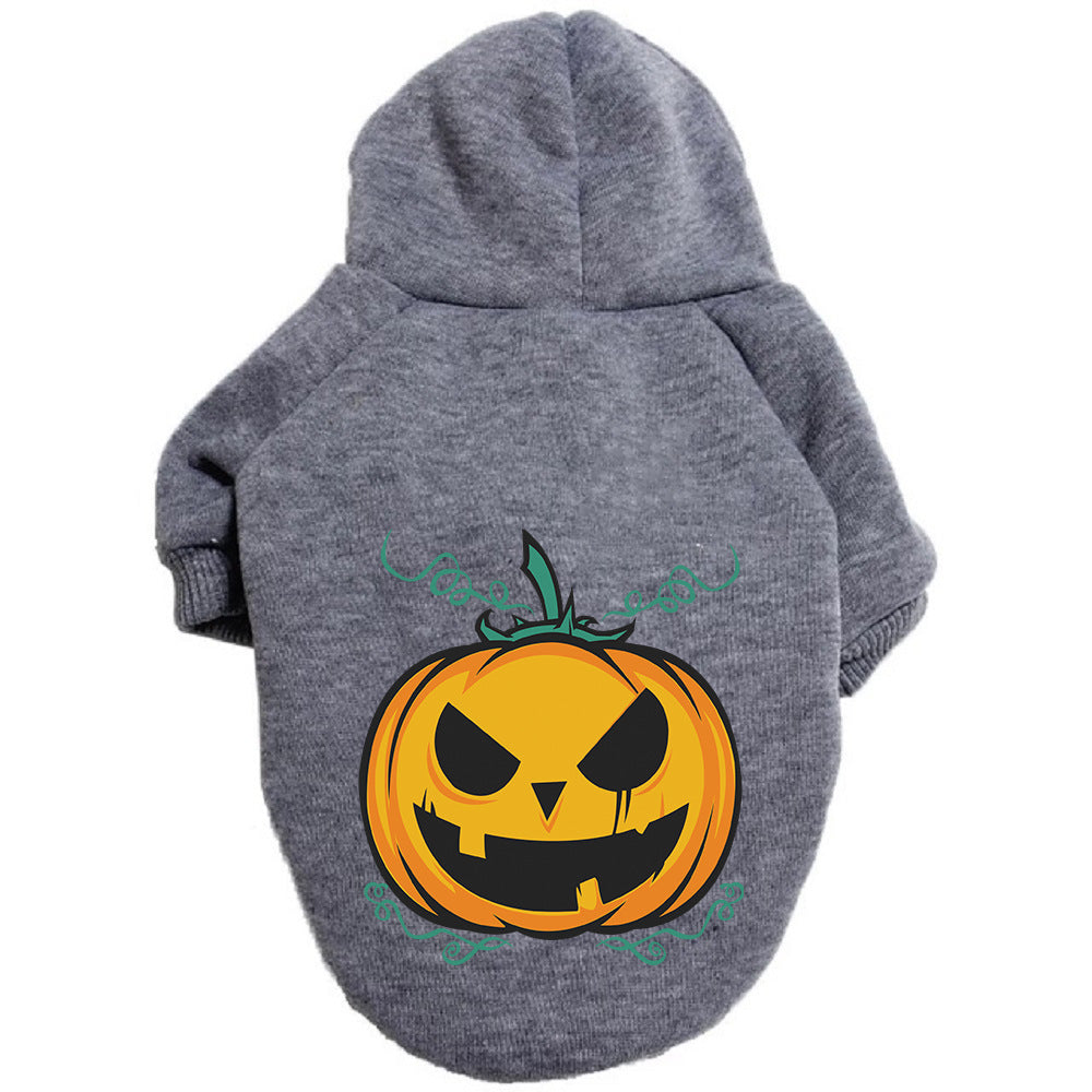 Hundehoodie „Halloween-Kürbis“