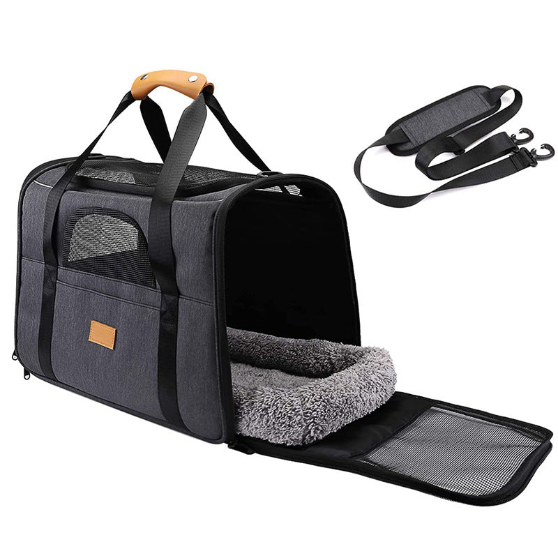 Borsa Trasportino Gatti Cani Cuscino Pieghevole Oxford by Dog Moda