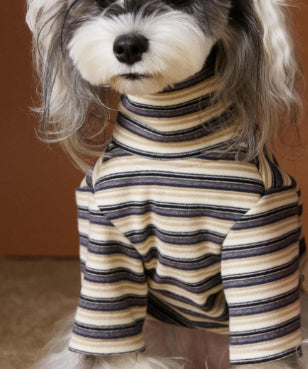 Maglia per Cani a Righe Tawney Bear - Stile Casual by Dog Moda