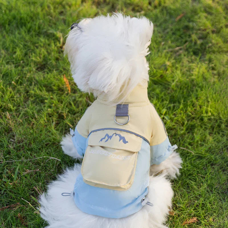 Mountain Dog Regenmantel mit Tasche und Leine