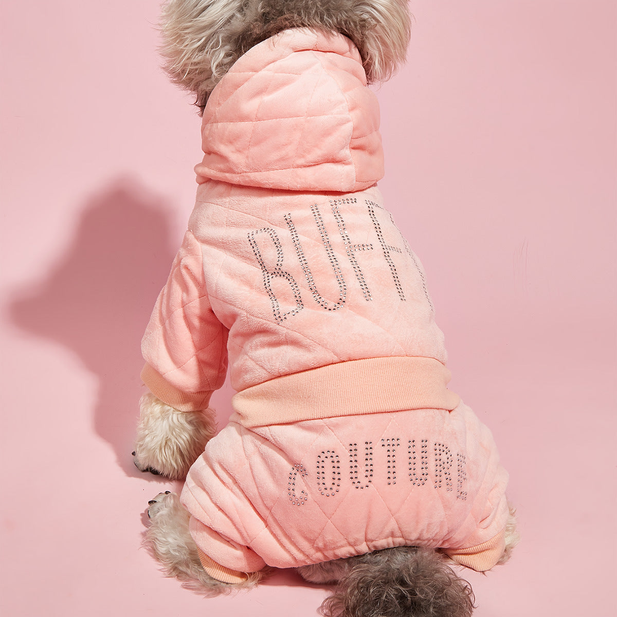 "Buffy" Velvet Dog Jumpsuit for Small Dogs