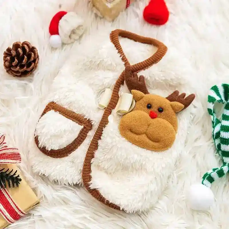 Cappottino Natale Cani Pile - Gilet Smanicato Inverno by Dog Moda