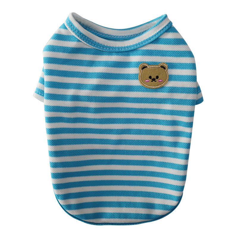 Stile a Righe: Magliettina Chic per Cani di Piccola Taglia - Dog Moda
