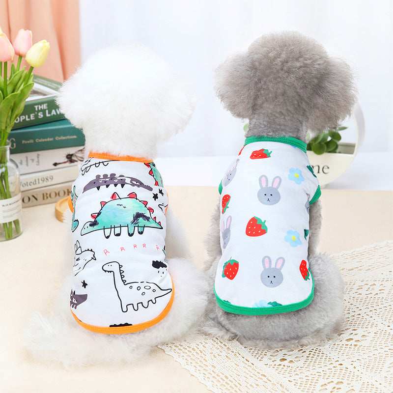 Magliettina Smanicata Cotton Dream - Fantasie Colorate - Dog Moda