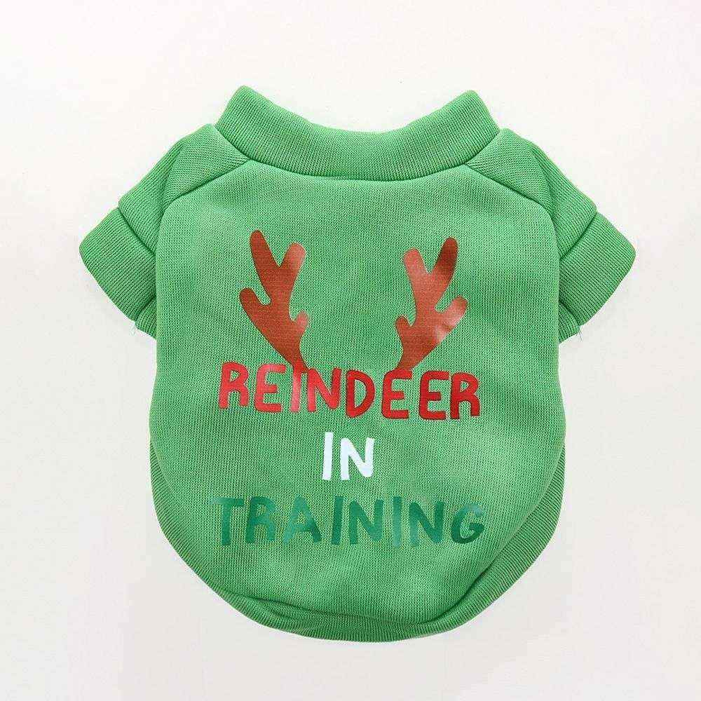 Felpa Natale per Cani | Maglia Calda con Stampa Festiva | Dogmoda