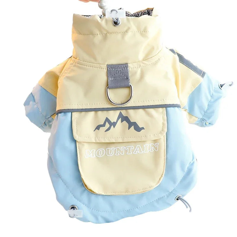 Mountain Dog Regenmantel mit Tasche und Leine