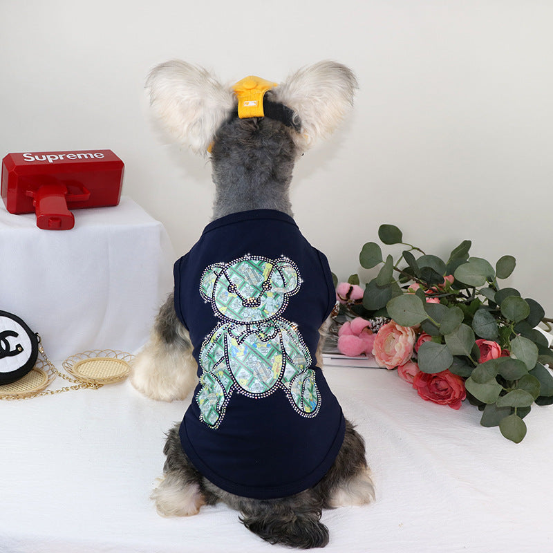 Baumwoll-Hunde-T-Shirt „Honey“