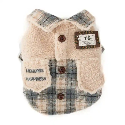 Cappotto Pile per Cani Invernale con Bottoni - Caldo by Dog Moda
