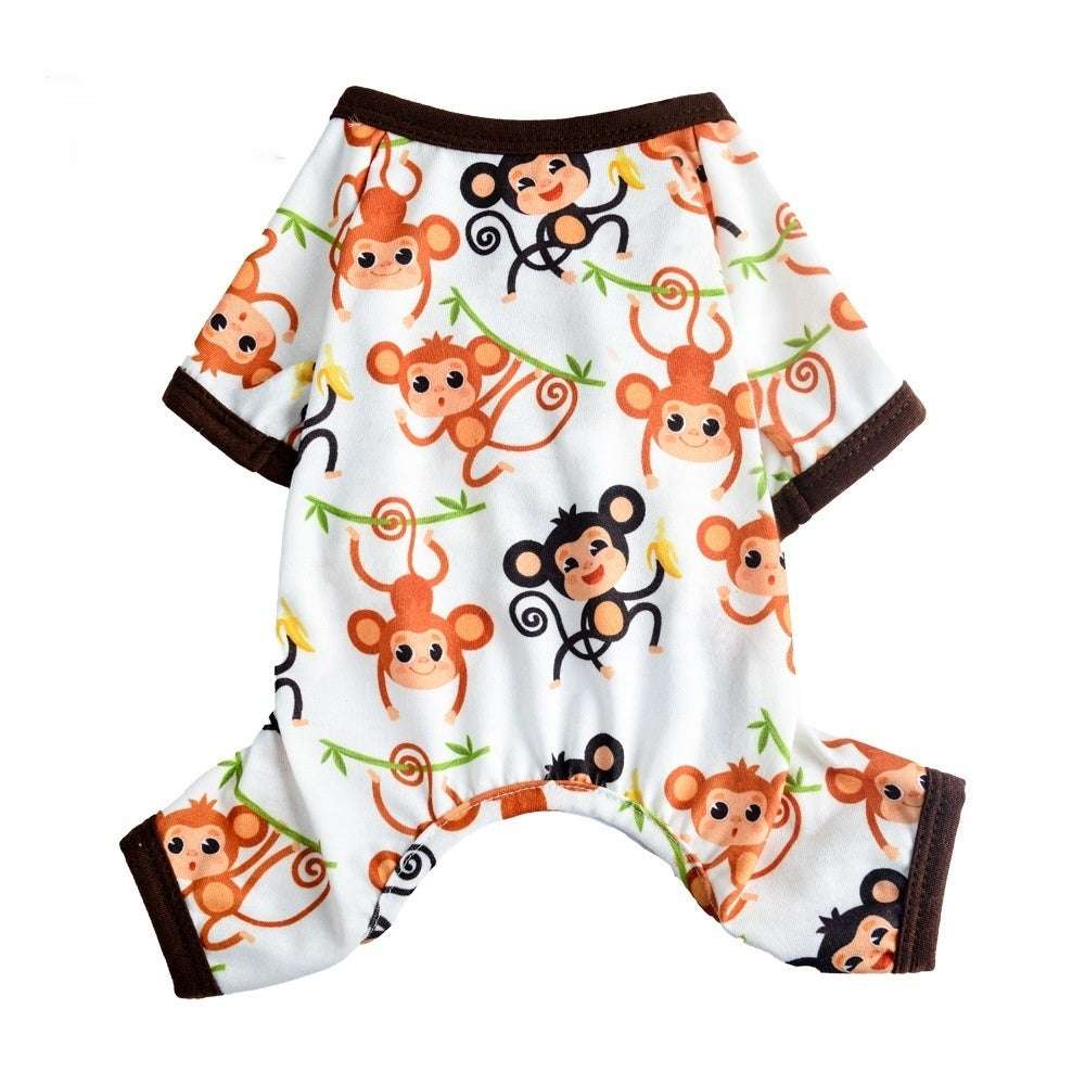 Tuta per Cani Jungle Fantasia Scimmiette | Dogmoda