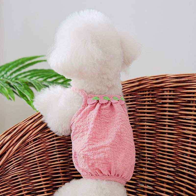 Canotta per Cani Ricamata | Leggera e Traspirante | Dogmoda by Dog Moda