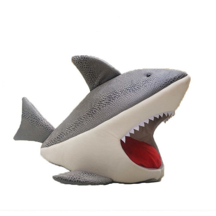 Cuccia per Cani e Gatti Modello "Shark" – Divertente, Comoda e Originale!