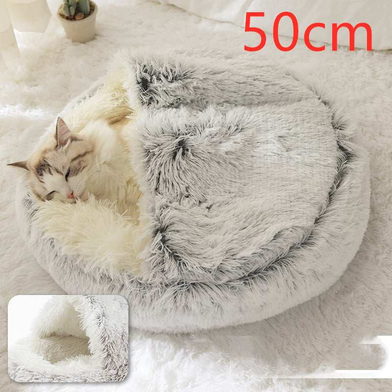 Cuccia Avvolgente "Comfort Ciambella" in Pile con Copertina - Dog Moda