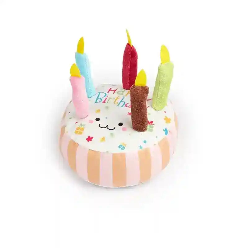 Gioco Torta Sonoro per Cani con Candeline - Peluche by Dog Moda