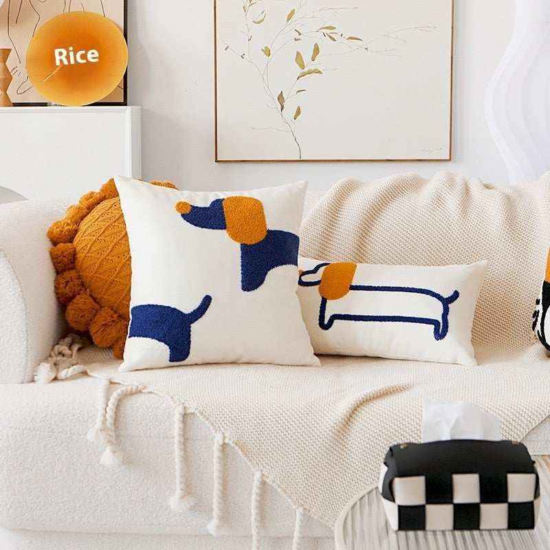Cuscino Cane 3D Ricamata – Arredo Casa Idea Regalo by Dog Moda