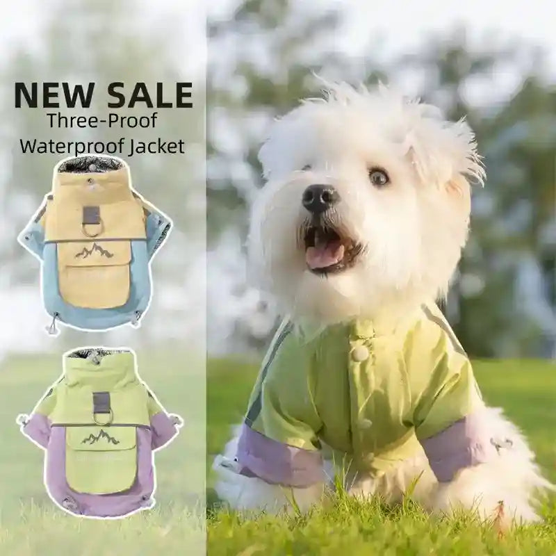 Impermeabile per Cani Mountain con Taschina e Guinzaglio by Dog Moda