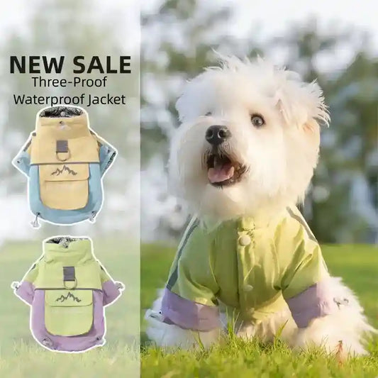 Impermeabile per Cani Mountain con Taschina e Guinzaglio by Dog Moda