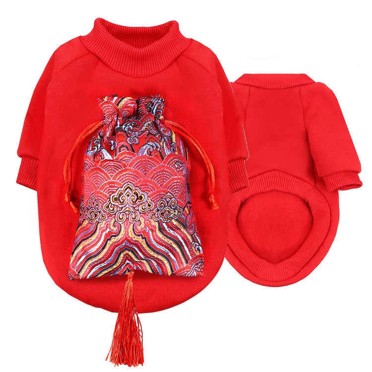 Felpa per Cani con Cappuccio - Design Artistico a Tema