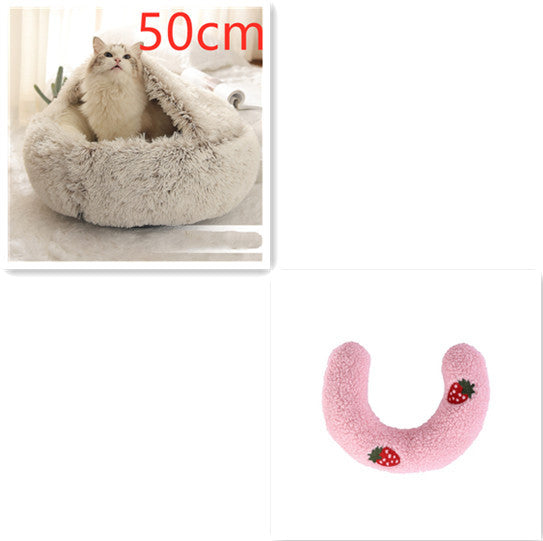 Cuccia Avvolgente "Comfort Ciambella" in Pile con Copertina - Dog Moda