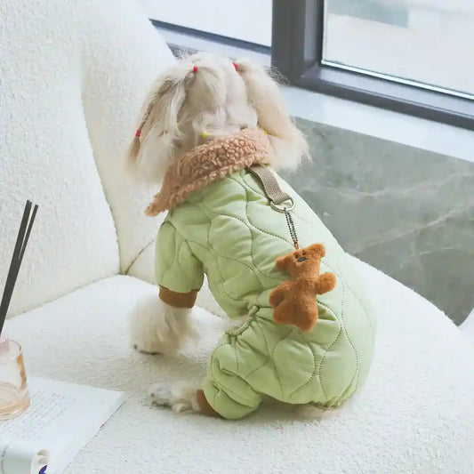 Cappotto Impermeabile Dapper 4 Zampe - Pile e Pettorina by Dog Moda