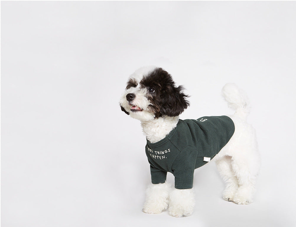 Cotton Dog T-Shirt "Good Things Happen!"