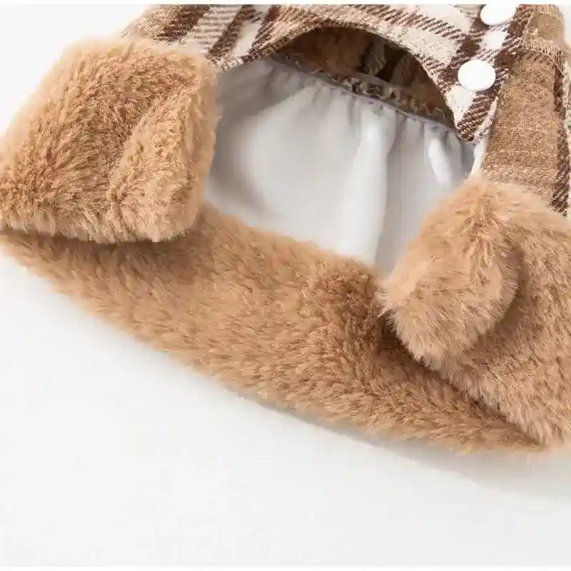 Set Panda Perros Gatos - Abrigo Vestido Invierno Caliente