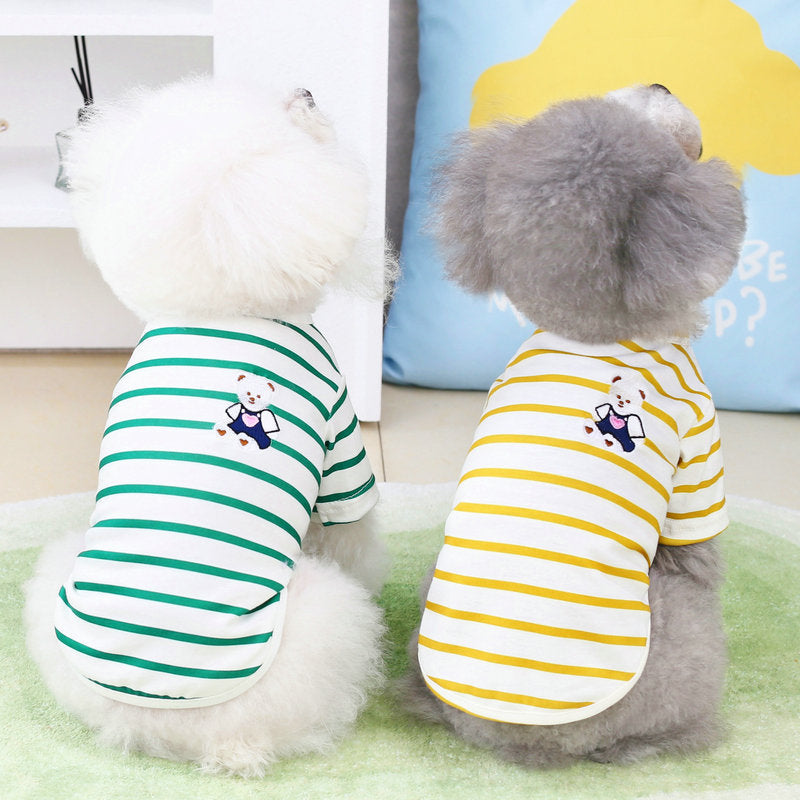 Cotton Candy Hund und Pommerschen T-Shirt