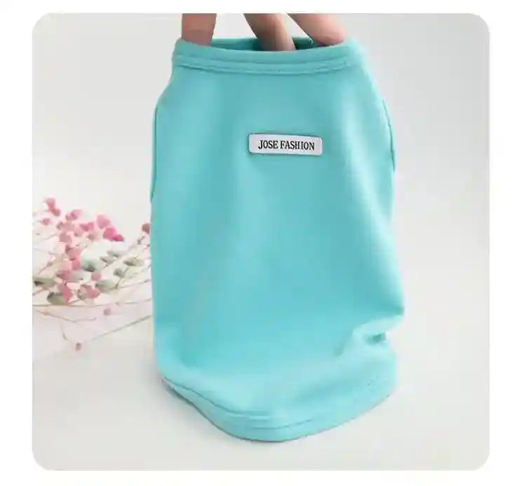 Canottiera in cotone per cani Bichon leggera e traspirante by Dog Moda