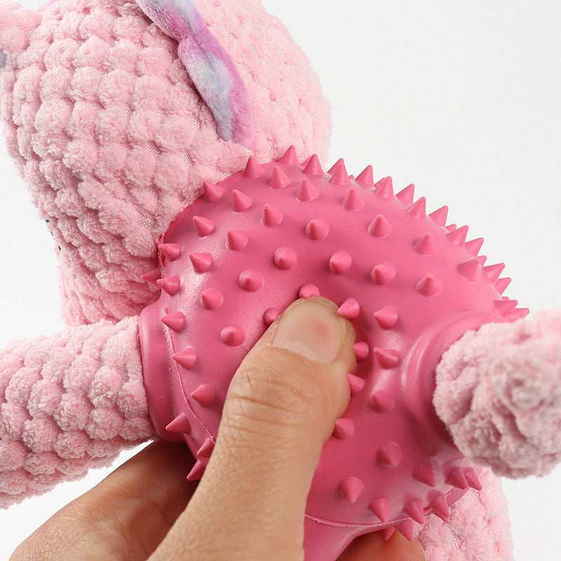Peluche per Cani con Pallina Portapremietti – Cagnolino, Unicorno e Bradipo - Dog Moda