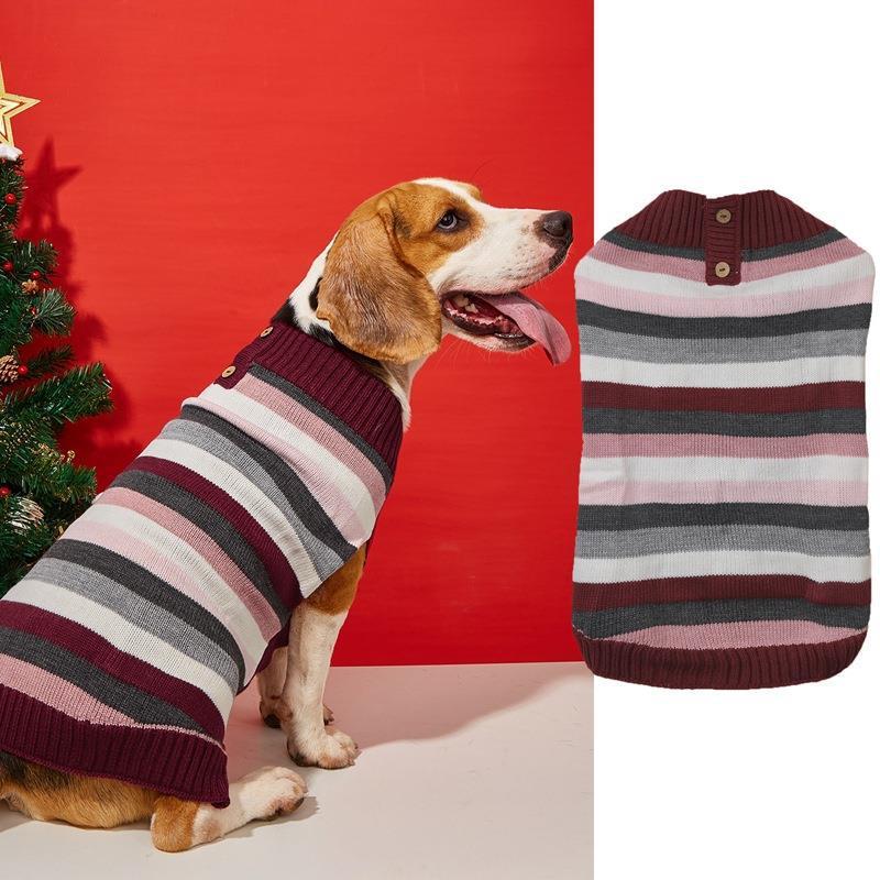 Maglione per Cani - Colori e Fantasie a Righe - Dog Moda