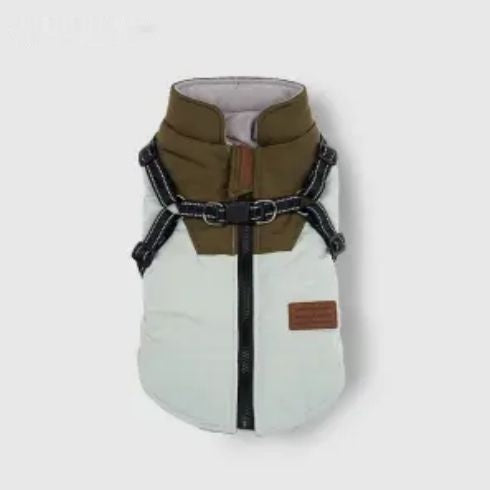 "Royal Baby" dog coat with harness and warm fleece | DogModa