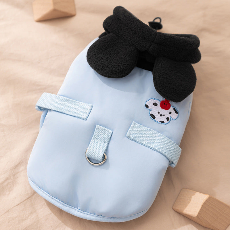 Cappotto Oliver con Cappuccio per Cani e Gatti - XS-XXL