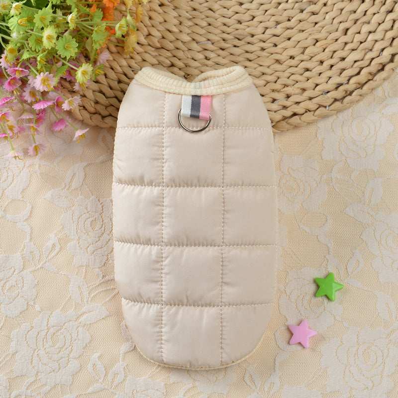 "Montreal" Fleece Lined Dog Coat with Elegant Quilting