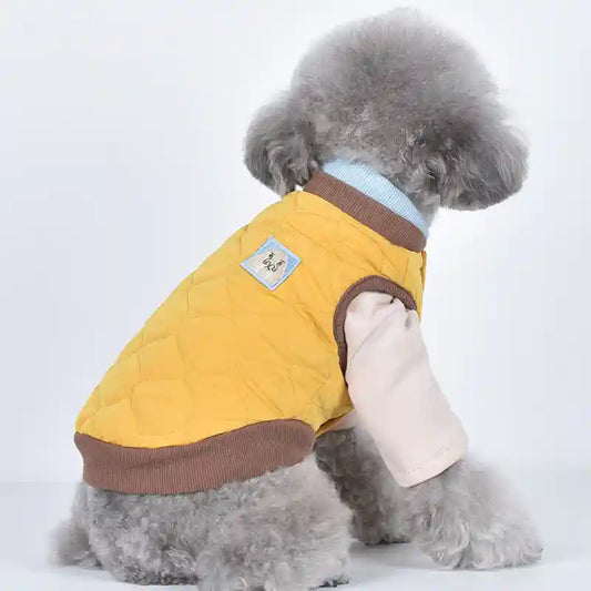 Cappotto Smanicato Cani Daru - Trapuntato a Rombi by Dog Moda