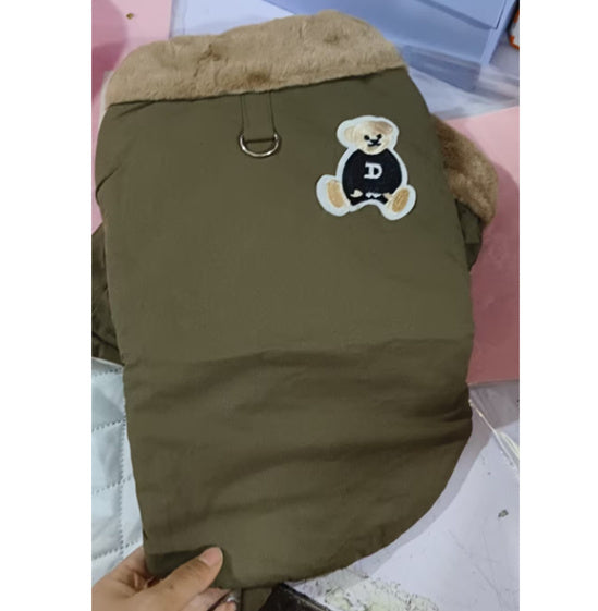 Cappottino per Cani Modello "Dudu" – Eleganza e Comfort per il Tuo Amico a Quattro Zampe
