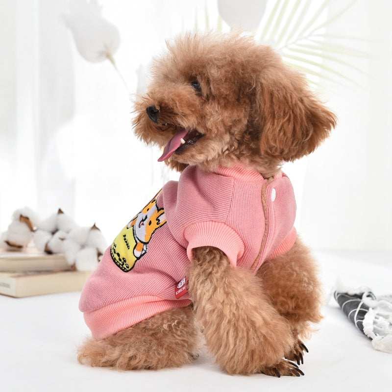 Gepolsterter Fleece-Hundepullover - Modell „Bubble“ 