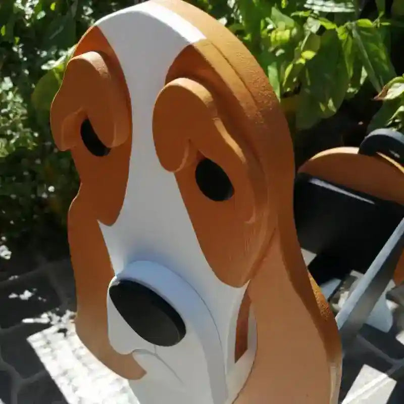 Fioriera Basset Hound per Giardino e Balcone by Dog Moda