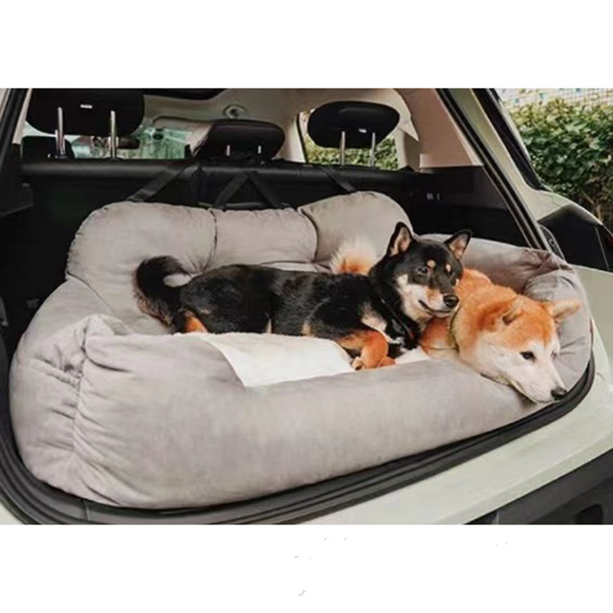 Car Boot Kennel "Lexus" with Triple Seat Belt