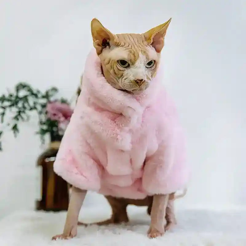 Cappotto in Eco-Pelliccia per Gatti "McQueen" - Caldo e Elegante by Dog Moda