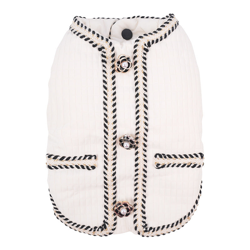 Dog Sweater Model "Pearl" - Refined Elegance for Your Poodle