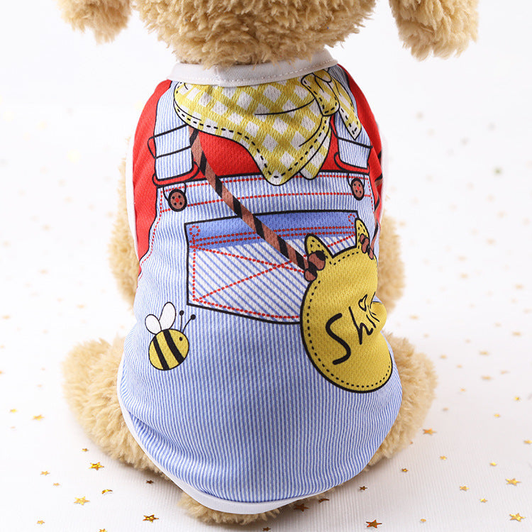 "Little Teddy" Sleeveless Dog Shirt