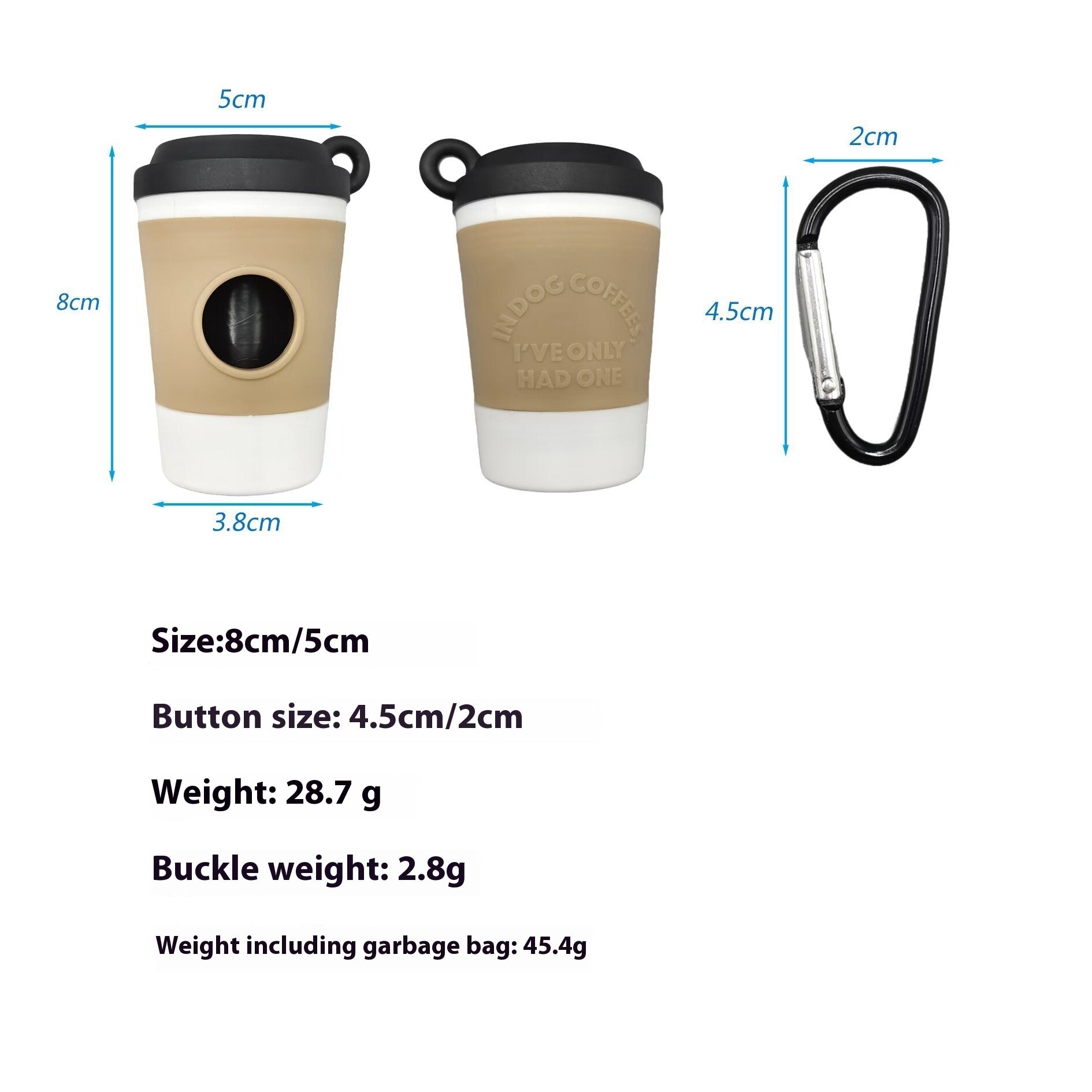 Portasacchettini Cane Coppa Caffè Starbucks Style