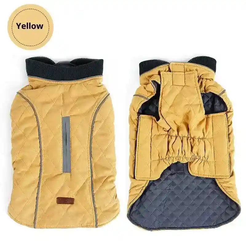 Cappotto Impermeabile Cani Imbottito con Inserti Riflettenti by Dog Moda
