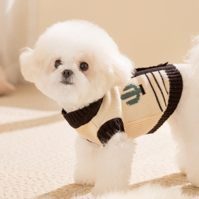 Cardigan per Cani con Bottoni - Maglione Caldo e Morbido