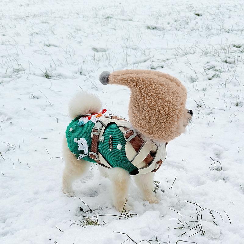 Cappellino in Pile per Cani e Gatti - Regolabile con Velcro by Dog Moda