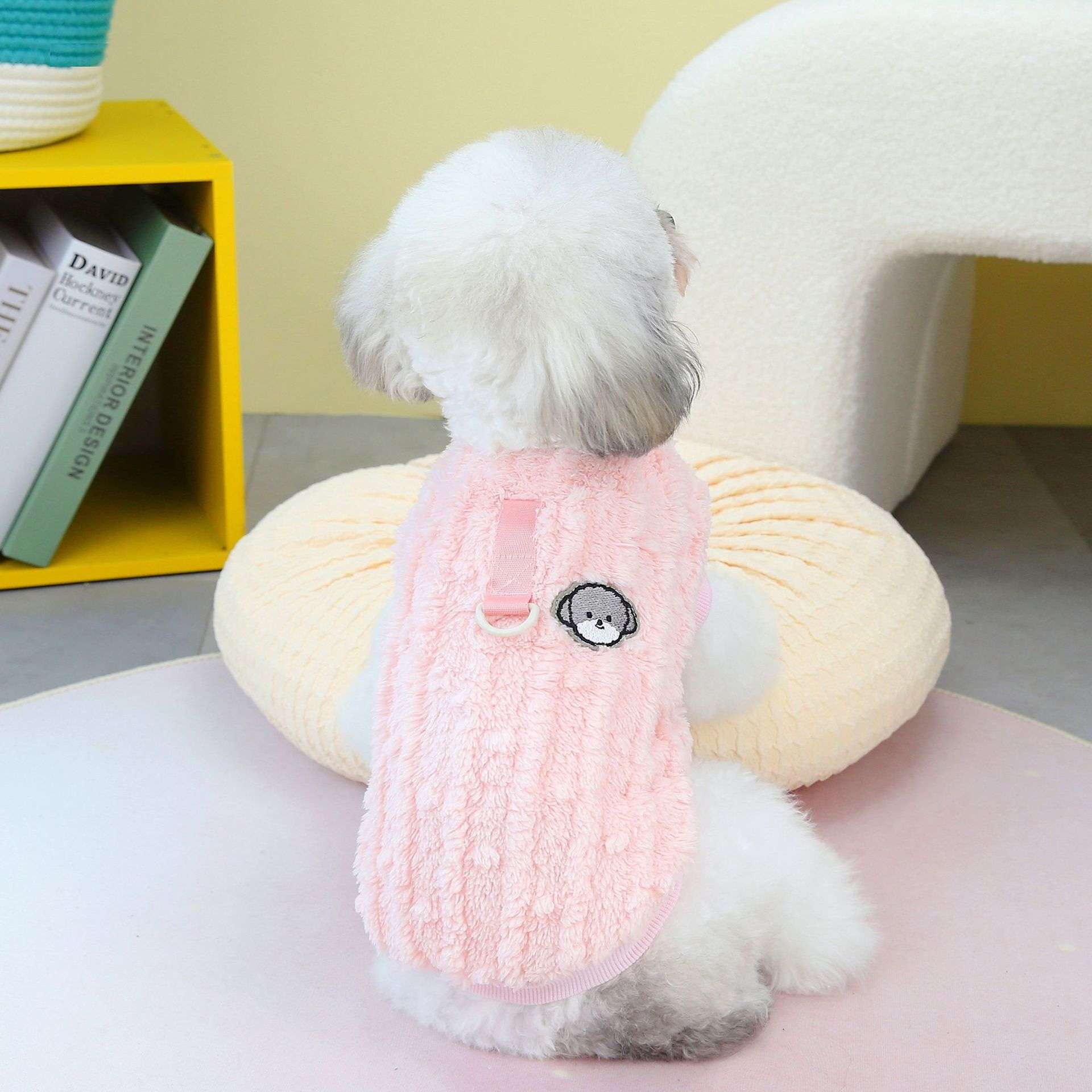 Maglia Coccolosa per Cani con Pettorina e Ricamo Maltese